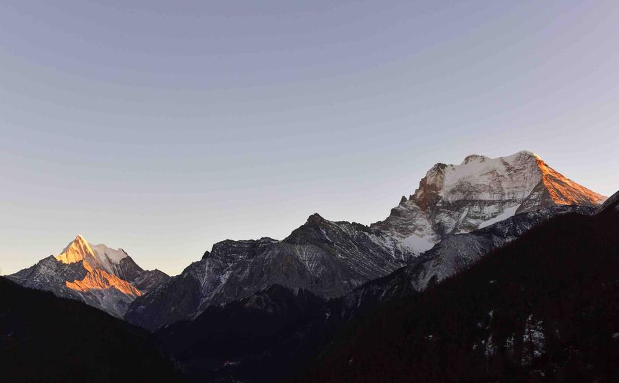 Daocheng Yading, a winter fairyland