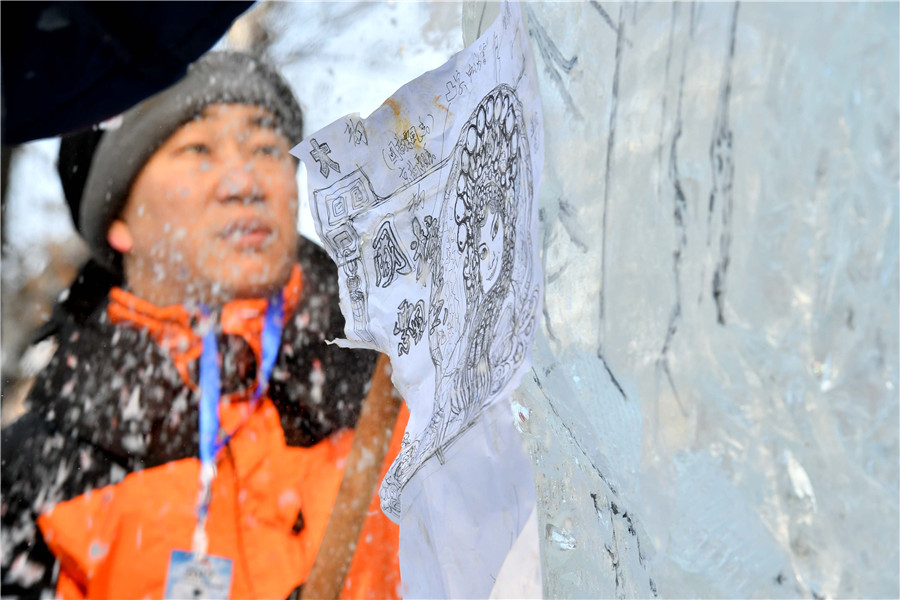 36th National Ice Sculpture Competition kicks off in Harbin