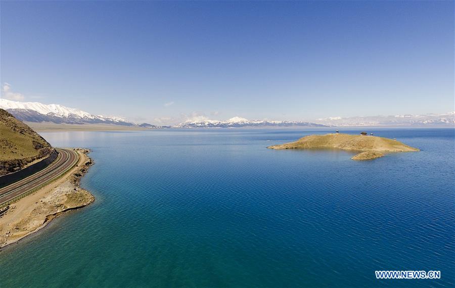 Amazing scenery of Sayram Lake in NW China's Xinjiang