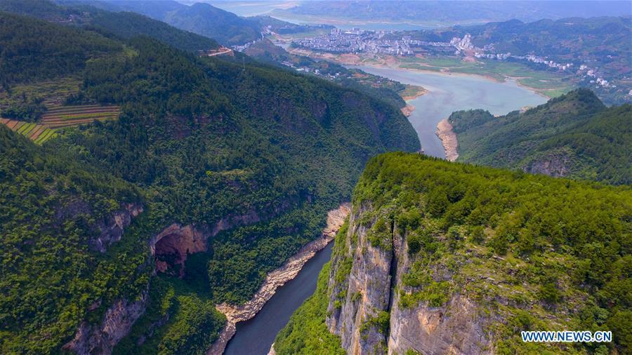 'Small Three Gorges' scenic area in SW China's Chongqing