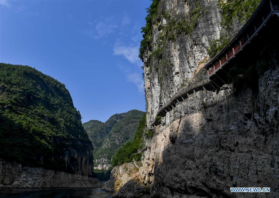 'Small Three Gorges' scenic area in SW China's Chongqing