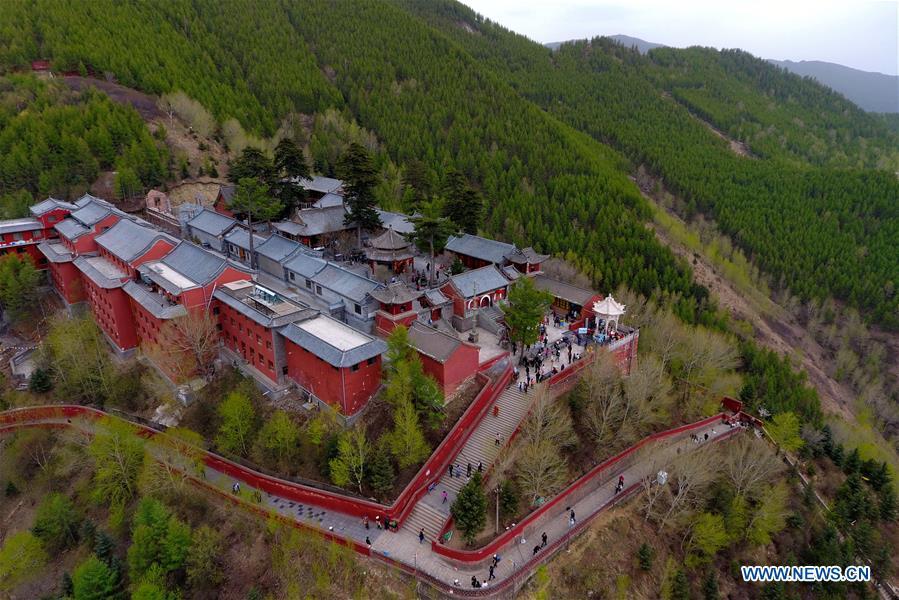 Temples on Mount Wutai in N China's Shanxi