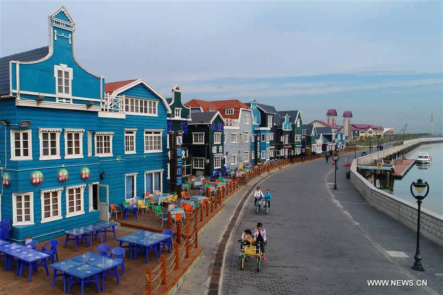 Scenery of Yuetuo Island in Tangshan, China's Hebei