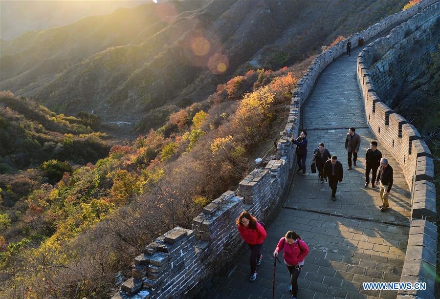 Autumn scenery of Beijing's Mutianyu Great Wall