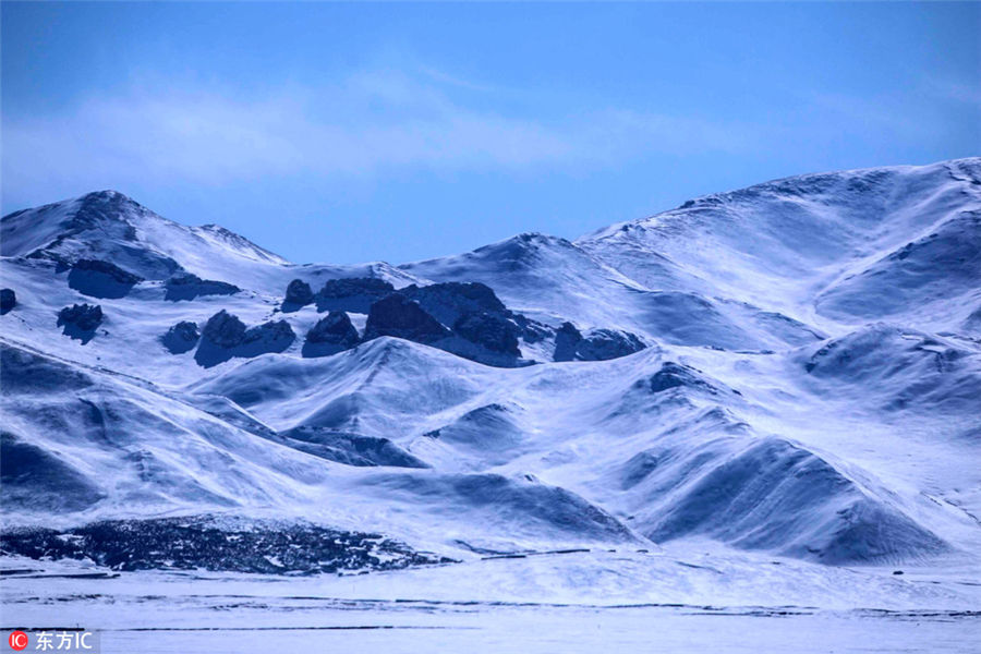 Exploring Sanjiangyuan National Park in wintertime