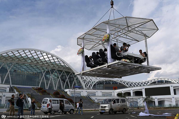 Dining in the sky for $1,500