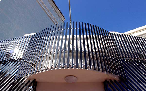 'Anti-theft' house surrounded by steel