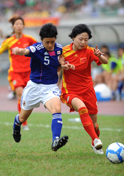 中国女足不敌日本 首次无缘世界杯决赛圈