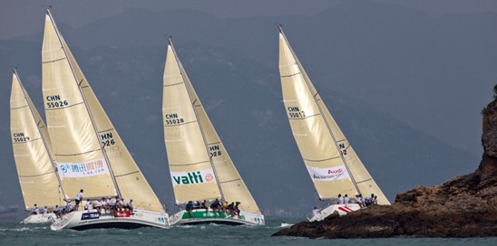 第七届中国杯帆船赛落幕 百支船队完成比赛(图)