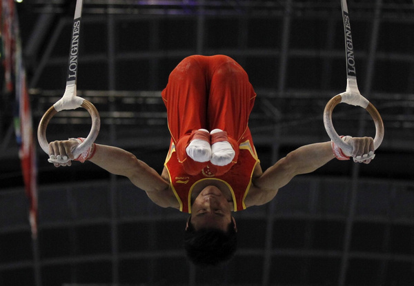 China wins men's team title in gymnastics worlds