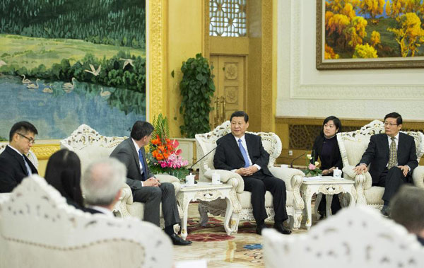 Xi urges joint efforts to advance China-US ties