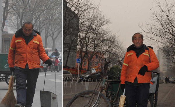 Outdoor jobs keep some in the smog