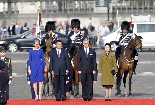 President Xi pledges to bolster ties with Belgium, EU