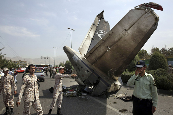 At least 39 killed in passenger jet crash in Tehran