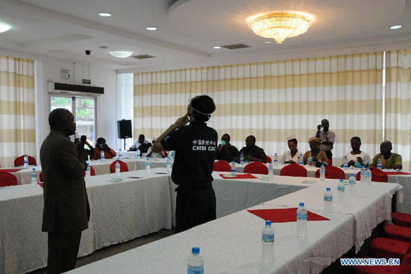 Chinese medics train Sierra Leone health workers