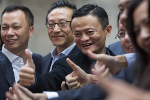 Alibaba makes its mark on Wall Street