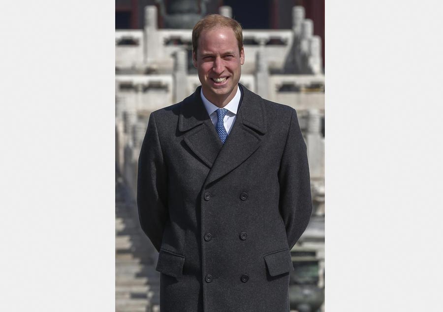 Prince William visits Forbidden City