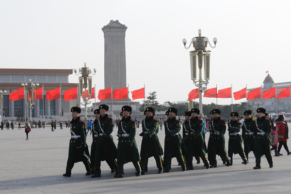 Beijing steps up security for two sessions