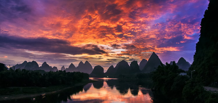 Yangshuo, a county of karst landforms