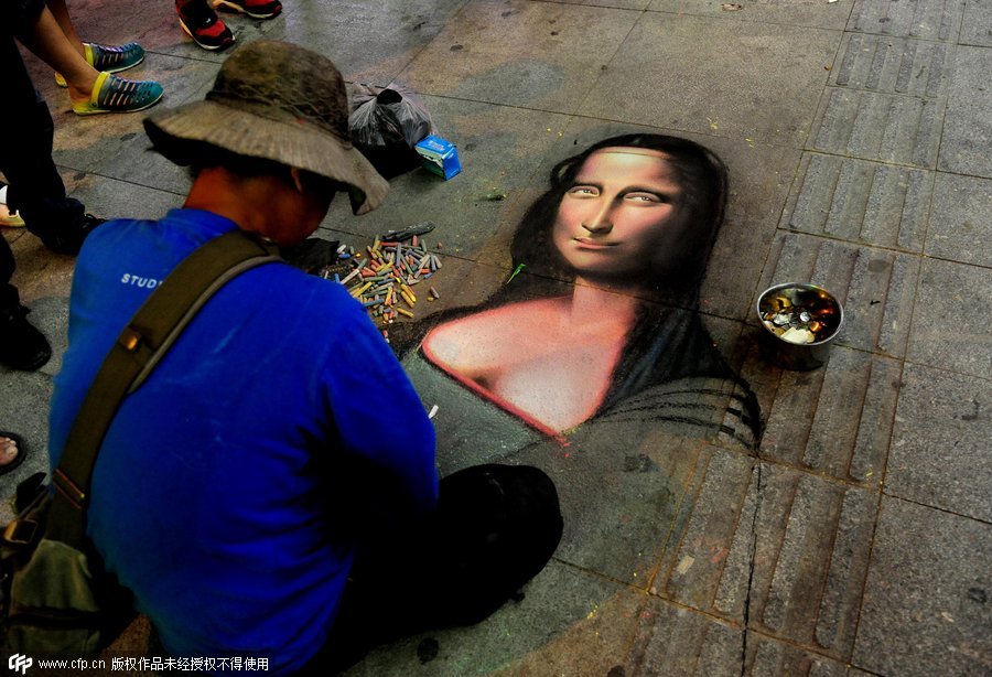 Legendary painting of Mona Lisa recreated