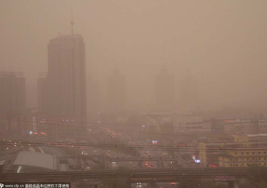 Beijing blasted by strongest sandstorm in 13 years 2 Life