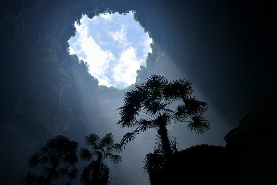 Sinkhole glimpse of magical nature