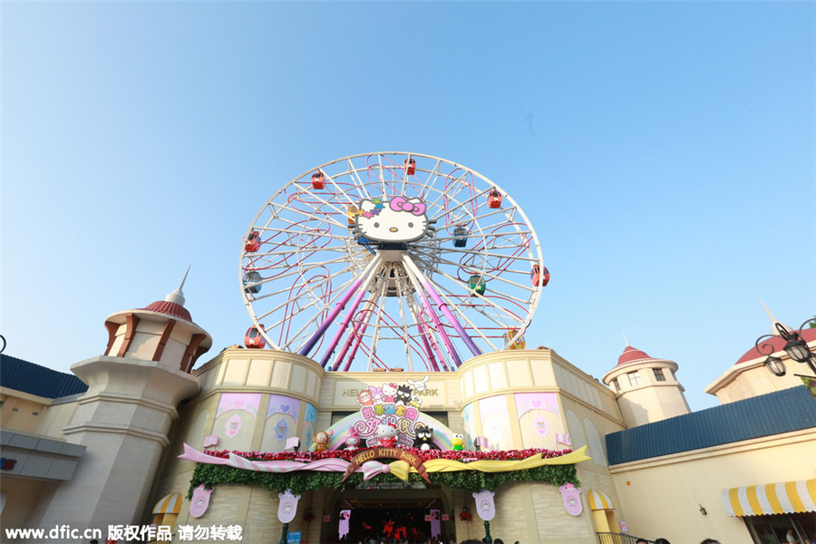 Massive Hello Kitty theme park opens to visitors