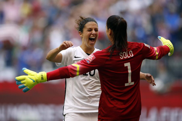 Lloyd hat trick leads US over Japan 5-2 for World Cup title