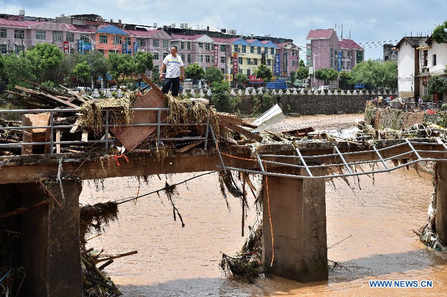 Six dead as rainstorms wreak havoc in China