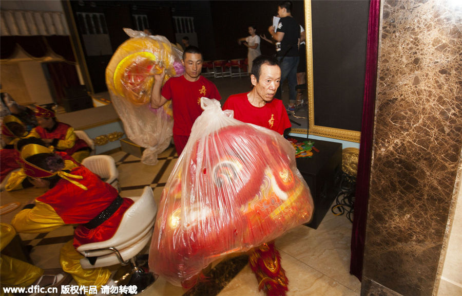 Three generations keep traditional lion dance alive