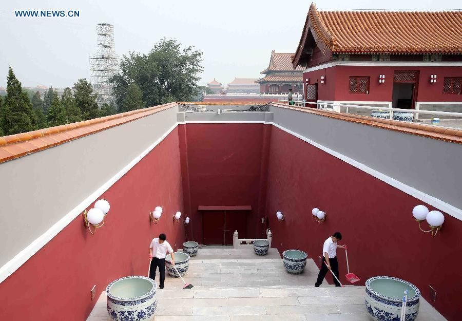 The changing looks of Beijing before V Day parade