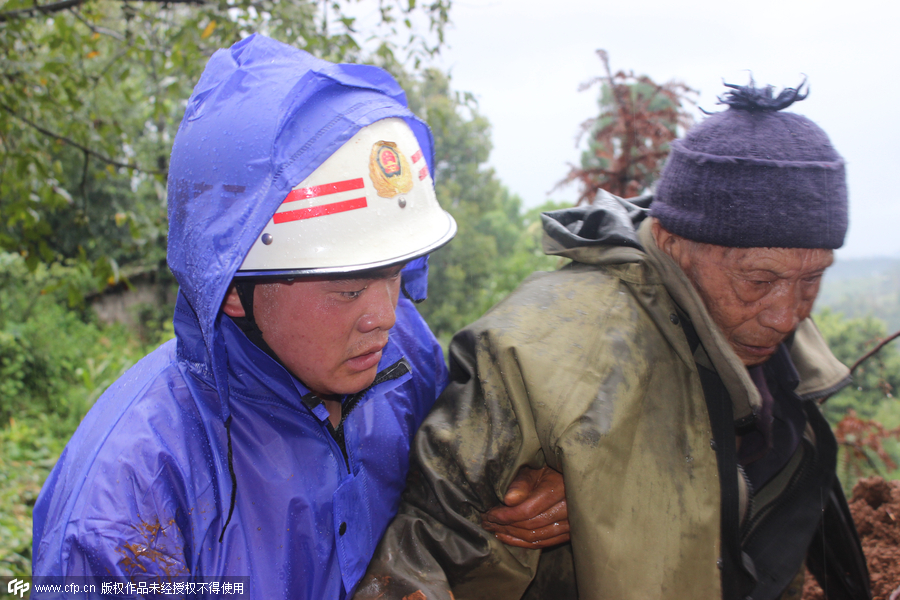 Seven killed as rainstorm triggers landslide in SW China