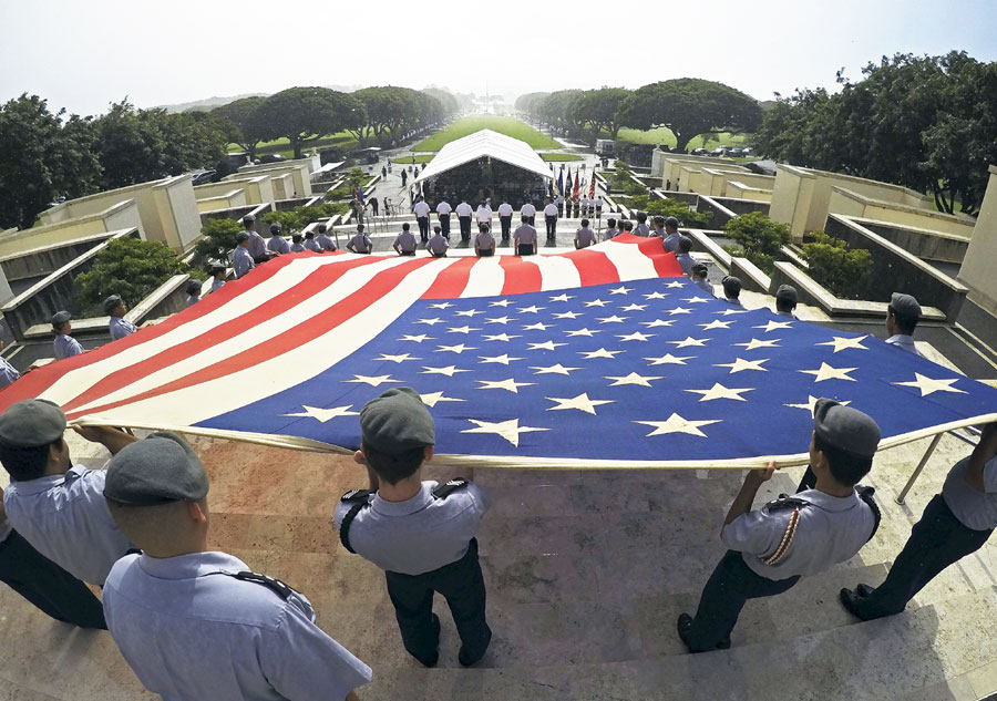 Veterans Day marked across the US