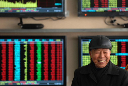 China's stocks rally for third day to two-month high