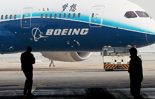 Dreamliner launches its world tour in China