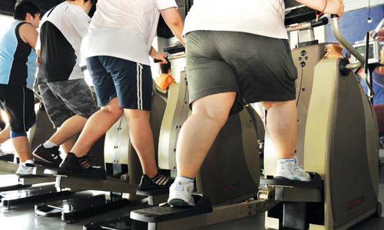 More Chinese go gym for fitness