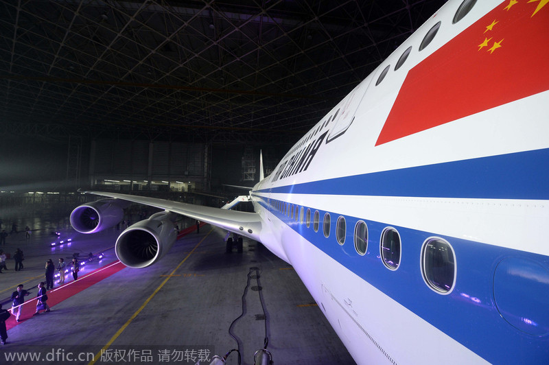 Air China's first Boeing 747-8 set to take off