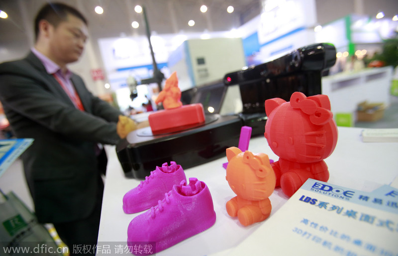 3D printing wows at Wuhan Optics expo