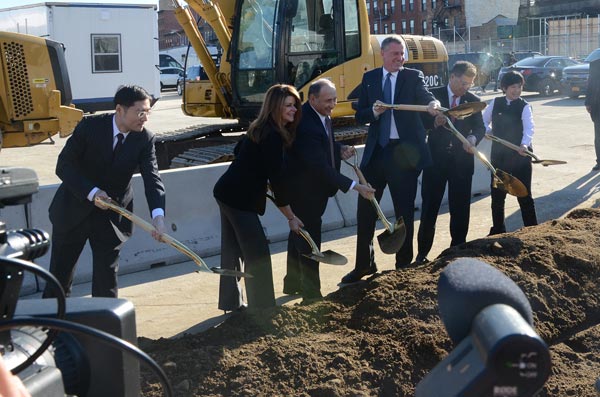 Ground broken in NYC