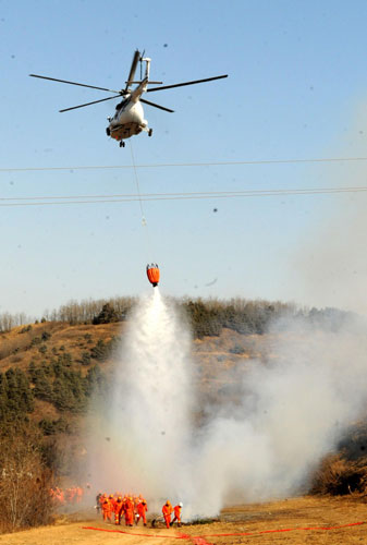 Firefighters get training exercises