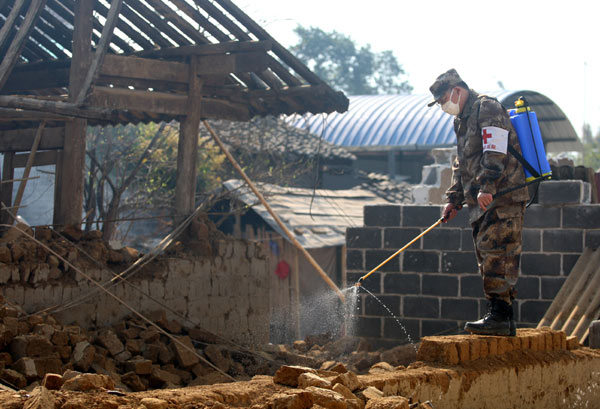 Reconstruction begins in quake-hit Yingjiang