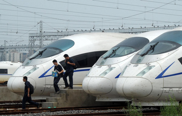 Recalled high-speed trains pull over for overhaul