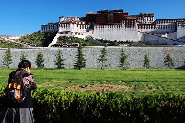 Potala Palace, 6 days before Shoten Festival