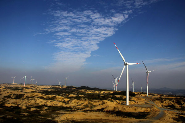 E China wind power plant to provide clean energy