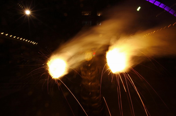 New Year's Eve fireworks across China