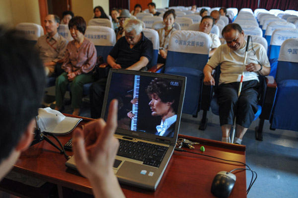 Seeking light at China Braille Library