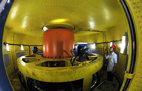 All 32 Three Gorges Dam generators operating