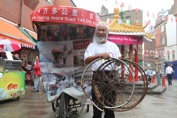 Chinese farmer makes an Olympian trek to Games