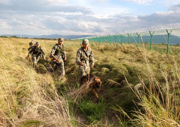 Troop protect border, fisheries