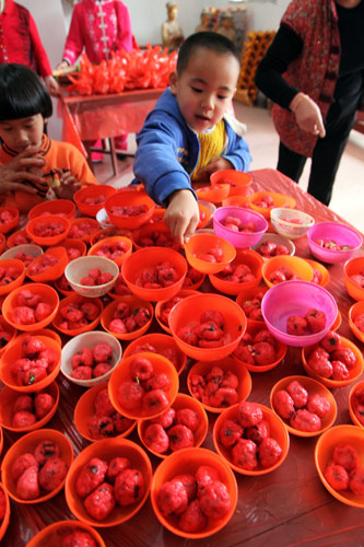 Tofu balls mark annual festival in E China